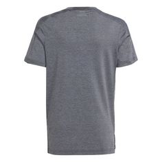 Rückansicht von adidas Training AEROREADY Heather Kids T-Shirt T-Shirt Kinder Black / Grey Three / Grey Six / Reflective Silver