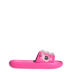 Rückansicht von adidas ZPLAASH Badeschlappen Badelatschen Herren Lucid Pink / Bliss Pink / Lucid Pink