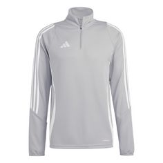 adidas Tiro 24 Trainingsoberteil Funktionssweatshirt Herren Team Mid Grey / White