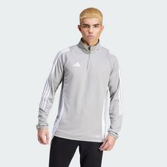 Rückansicht von adidas Tiro 24 Trainingsoberteil Trainingsjacke Herren Team Mid Grey / White