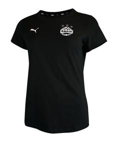 PUMA SK Rapid Wien Freizeit T-Shirt Fanshirt schwarzweiss