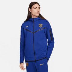 Nike FC Barcelona Tech Trainingsjacke Herren blau / gold