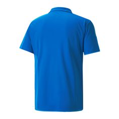 Rückansicht von PUMA teamLIGA Sideline Polo Poloshirt Herren blauschwarzblau