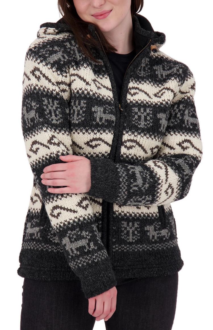 DEPROC active DEPROC active ANNAPURNA Strickjacke Damen - anthrazit - 0 | SportScheck