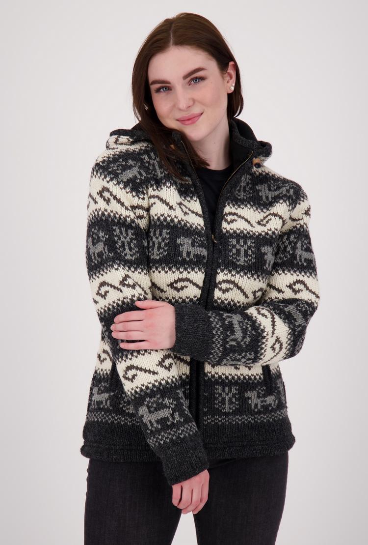 DEPROC active DEPROC active ANNAPURNA Strickjacke Damen - anthrazit - 2 | SportScheck