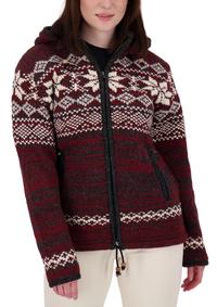 DEPROC active ANNAPURNA Strickjacke Damen - rot