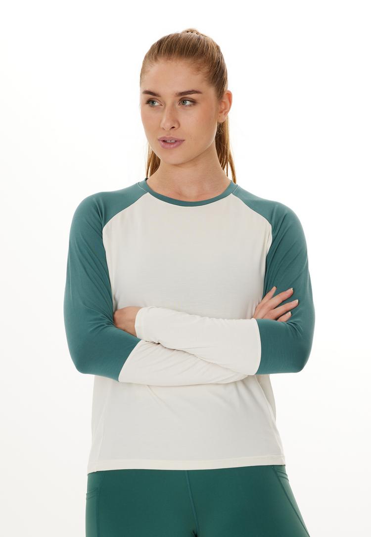 Endurance Endurance Abbye Langarmshirt Damen - 3160 Mallard Green - 1 | SportScheck