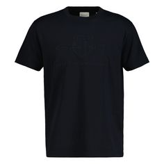 Rückansicht von GANT T-Shirt T-Shirt Herren Schwarz