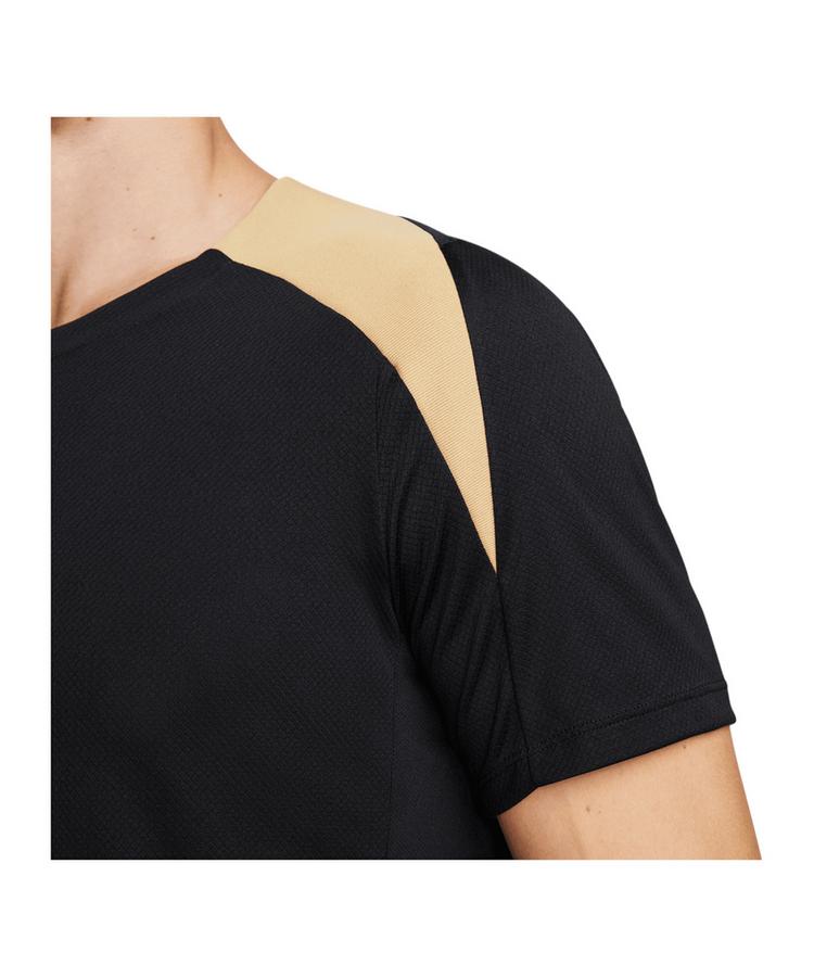 Nike Nike Strike T-Shirt Funktionssweatshirt Herren - schwarzschwarzgold - 1 | SportScheck