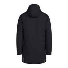 Rückansicht von adidas Tiro 24 Kapuzenjacke Trainingsjacke Herren schwarzweiss
