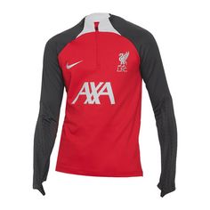 Nike FC Liverpool Drill Top Kids Funktionssweatshirt Kinder rotschwarzgrau