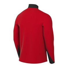 Rückansicht von Nike Strike 24 Drill Top Funktionssweatshirt Herren rotrotweiss