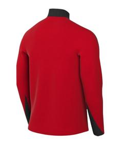 Rückansicht von Nike Strike 24 Drill Top Funktionssweatshirt Herren rotrotweiss