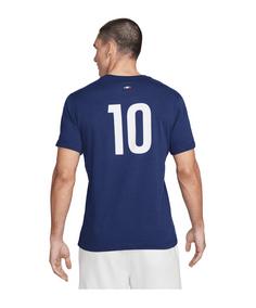 Rückansicht von Nike Paris St. Germain Number 10 T-Shirt T-Shirt blau