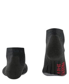 Rückansicht von Falke PL2 Short Tennissocken Damen black (3000)