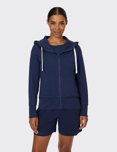 Rückansicht von VENICE BEACH VB Circle Sweatjacke Damen dark navy