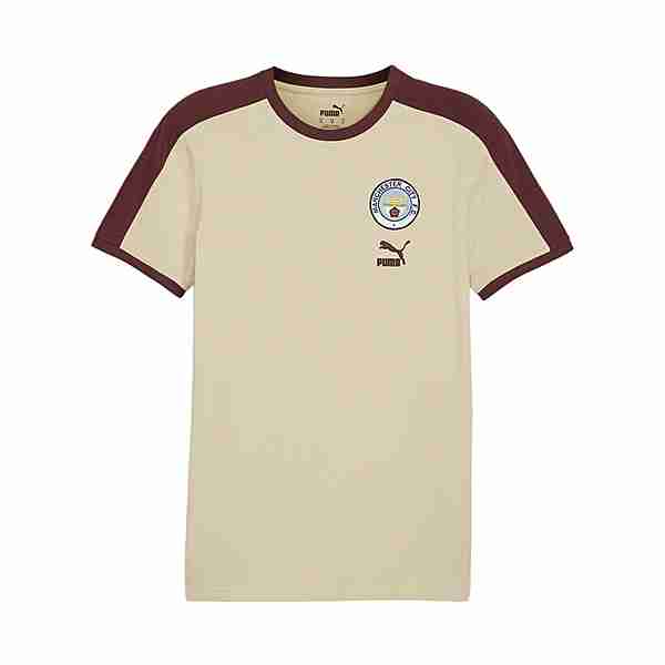 PUMA Manchester City Ftbl T7 T-Shirt Fanshirt beigerot