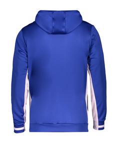 Rückansicht von adidas MT19 Custom Hoody Funktionssweatshirt Herren blauweiss