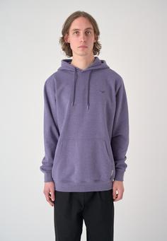 Rückansicht von Cleptomanicx Ligull Hoodie Herren Heather Grape