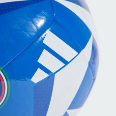 Rückansicht von adidas Fussballliebe Italien Club Ball Fußball Blue / Royal Blue / White / Pantone
