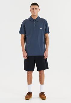 Rückansicht von SOS Monviso Poloshirt Herren 1173 Ombre Blue