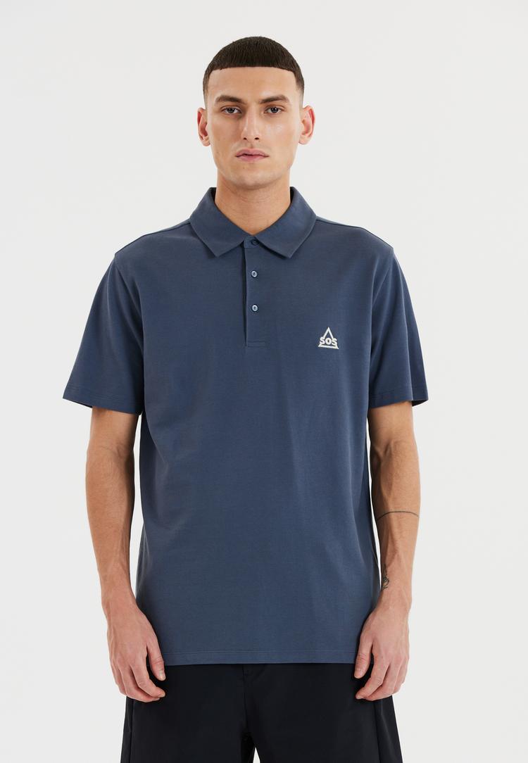 SOS SOS Monviso Poloshirt Herren - 1173 Ombre Blue - 1 | SportScheck