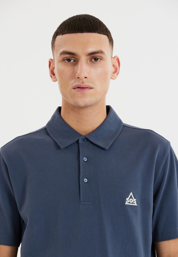SOS SOS Monviso Poloshirt Herren - 1173 Ombre Blue - 0 | SportScheck