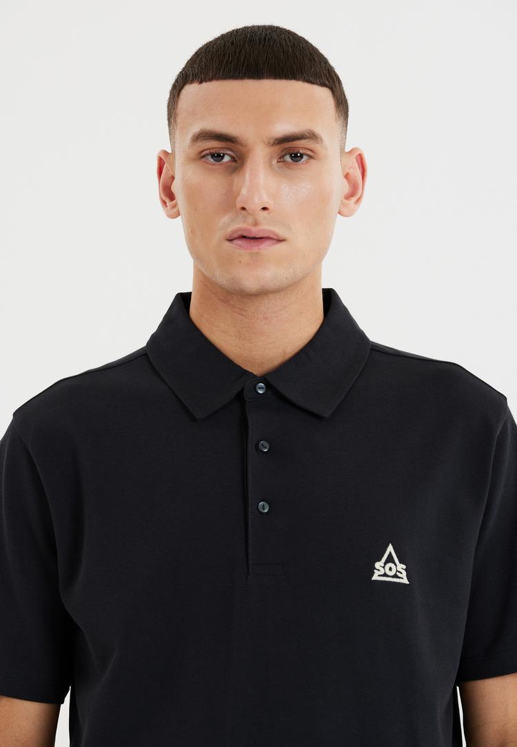 SOS SOS Monviso Poloshirt Herren - 1001 Black - 0 | SportScheck
