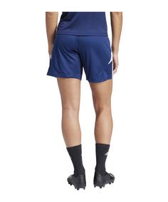 Rückansicht von adidas Tiro 24 Training Short Damen Fußballshorts Damen blauweiss