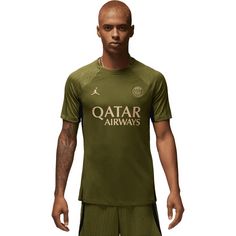 Nike Paris St.-Germain Pre-Match Fourth T-Shirt Herren grün