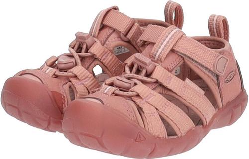 Rückansicht von Keen Wanderschuhe Outdoorsandalen Kinder Rose