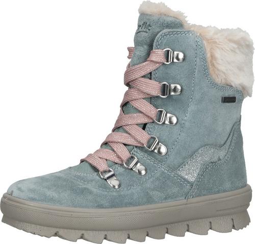 Rückansicht von superfit GTX Stiefelette Stiefel Kinder Grau/Pink