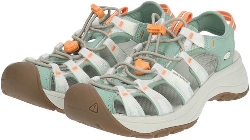 Rückansicht von Keen Wanderschuhe Outdoorsandalen Damen Mint