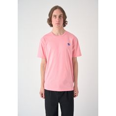 Rückansicht von Cleptomanicx Dance Gull T-Shirt Herren Geranium Pink