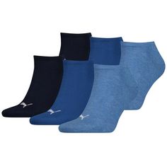 PUMA Socken Freizeitsocken Dunkelblau/Hellblau