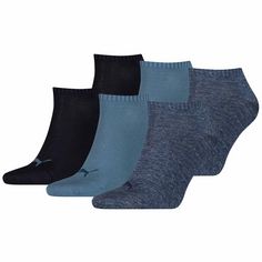 PUMA Socken Freizeitsocken Dunkelblau/Blau/Hellblau