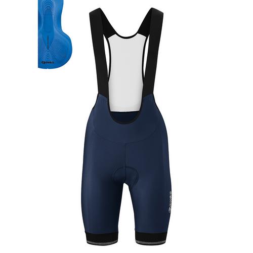 Rückansicht von Gonso Bike Sitivo Bib Blue Fahrradshorts Damen Blau