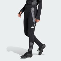 Rückansicht von adidas Tiro 24 Competition Trainingshose Trainingshose Damen Black / Team Dark Grey