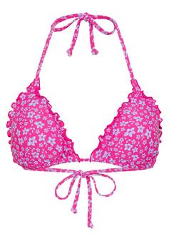 Chiemsee Gemustertes Triangel-Bikini-Top Bikini Oberteil Damen 2940 Pink/Light Blue