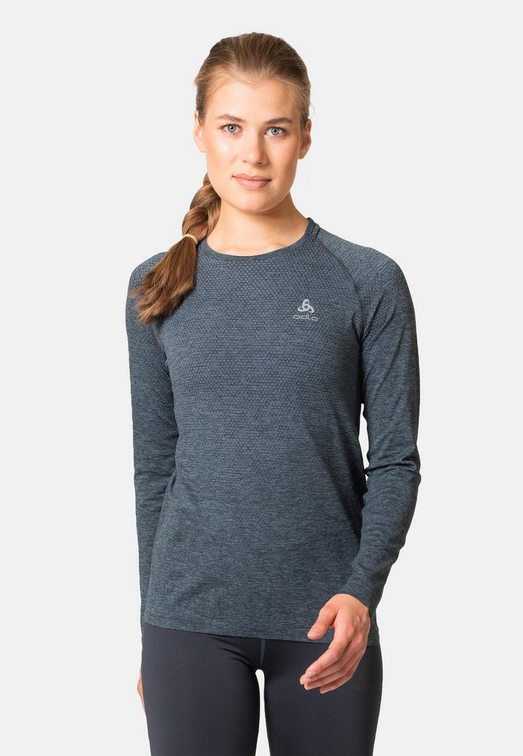 Odlo Odlo ESSENTIAL SEAMLESS Laufshirt Damen - india ink melange(21053) - 0 | SportScheck