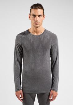 Rückansicht von Odlo KINSHIP LIGHT Funktionsshirt Herren grey melange black(15701)