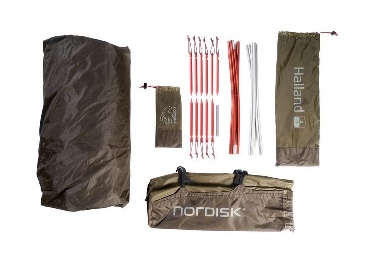 Nordisk Nordisk HALLAND 2 PU (2.0) Tunnelzelt - Dark Olive - 0 | SportScheck