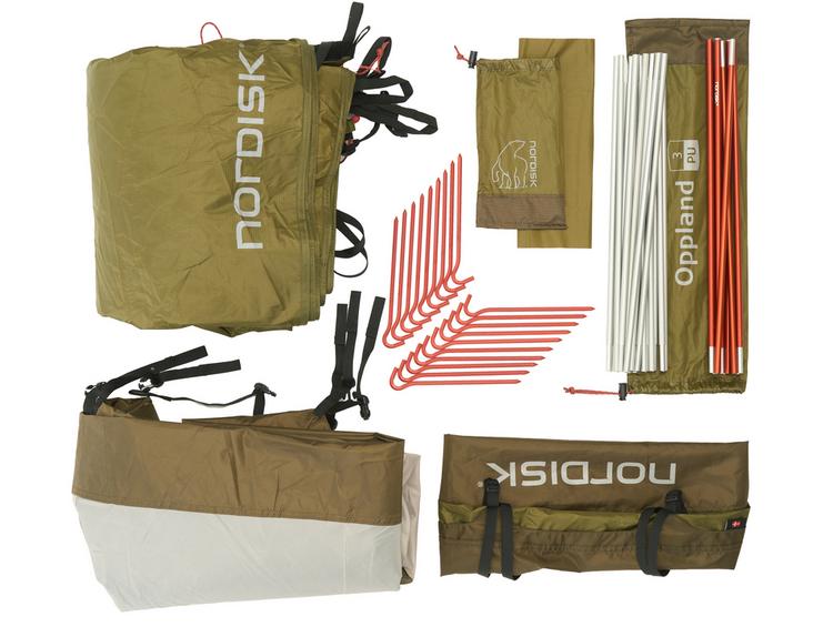 Nordisk Nordisk OPPLAND 3 (3.0) PU Tunnelzelt - Dark Olive - 0 | SportScheck