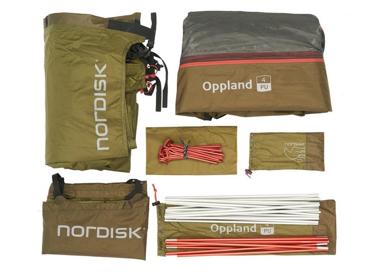 Nordisk Nordisk OPPLAND 4 PU Tunnelzelt - Dark Olive - 0 | SportScheck
