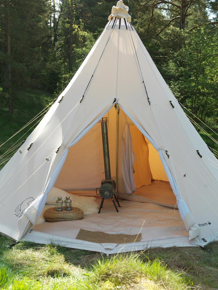 Nordisk Nordisk ALFHEIM 19.6 TECHNICAL COTTON Familienzelt - Sandshell - 3 | SportScheck