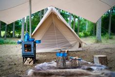 Rückansicht von Nordisk VIMUR 5.6 TECHNICAL COTTON Familienzelt Sandshell