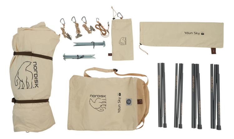 Nordisk Nordisk YDUN SKY 5.5 TECHNICAL COTTON Familienzelt - Sandshell - 1 | SportScheck