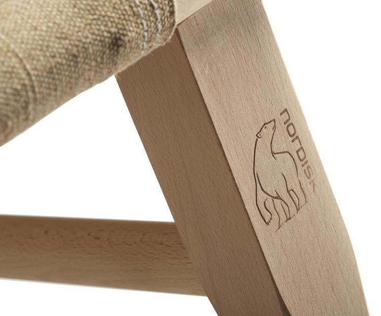 Nordisk Nordisk MOESGAARD WOODEN CHAIR Campingstuhl - Sandshell - 0 | SportScheck