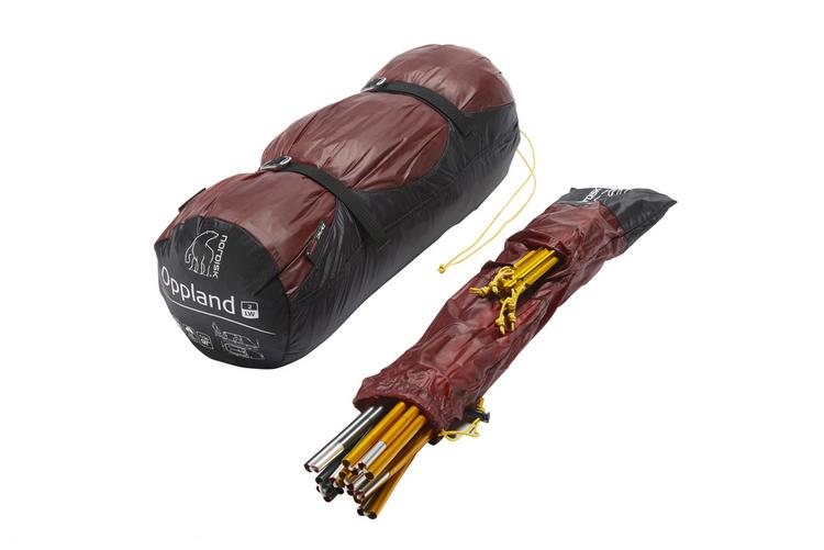 Nordisk Nordisk OPPLAND 2 LW Tunnelzelt - Burnt Red - 1 | SportScheck