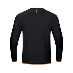 Rückansicht von JAKO Challenge Sweatshirt Funktionssweatshirt Herren schwarzorange